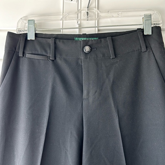 Lauren by Ralph Lauren petite Sanderson Pant - 2P size. Black. - Picture 2 of 5